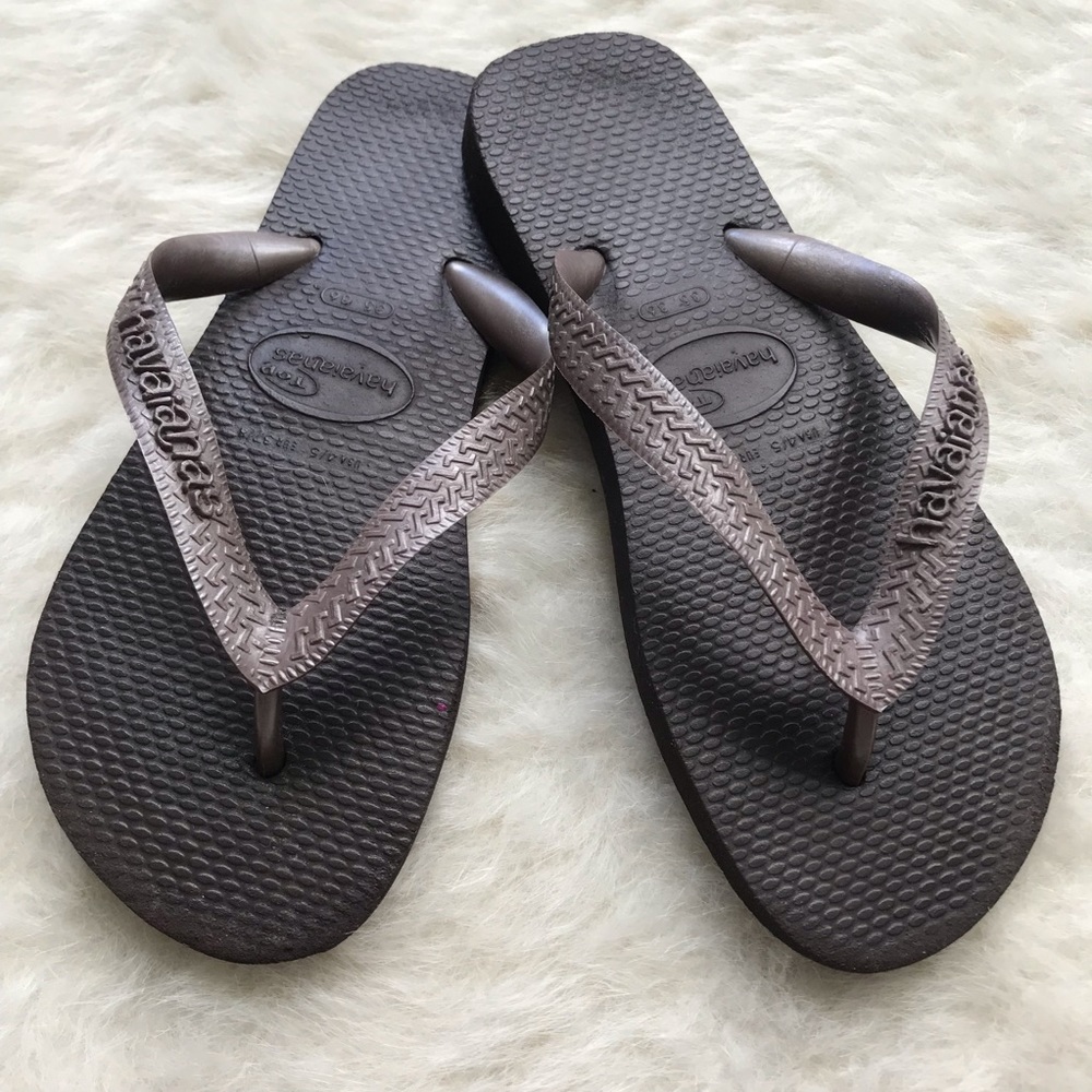 Havianas | Metallic Brown Flip-Flop